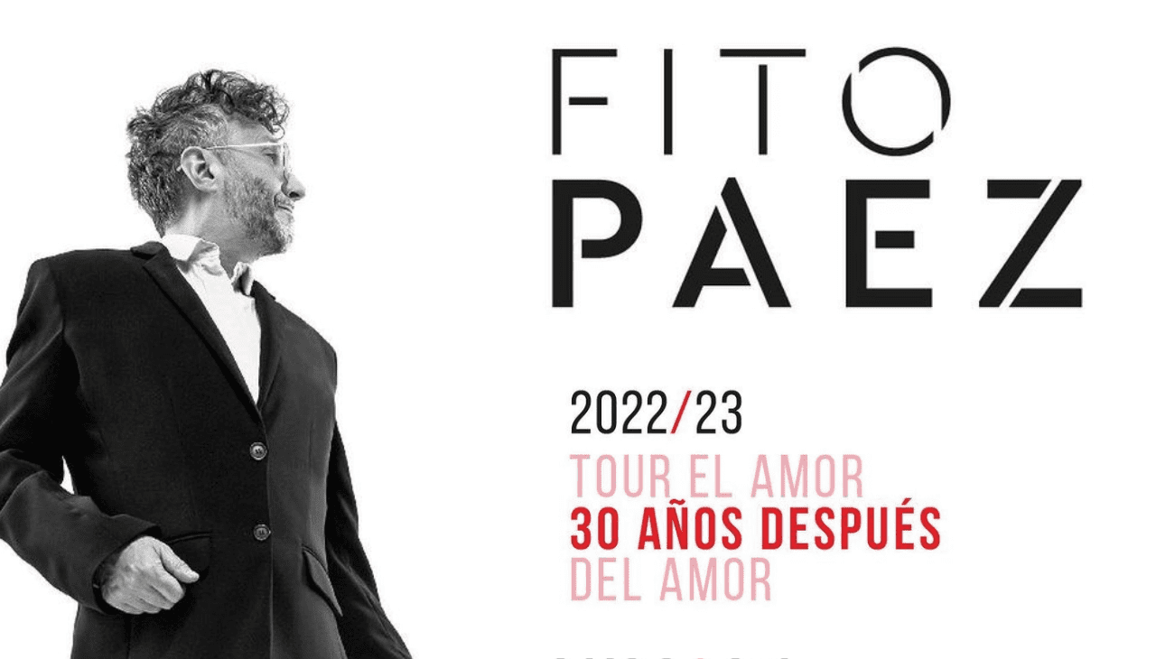 Fito Páez «30 años» y celebra con gira Internacional