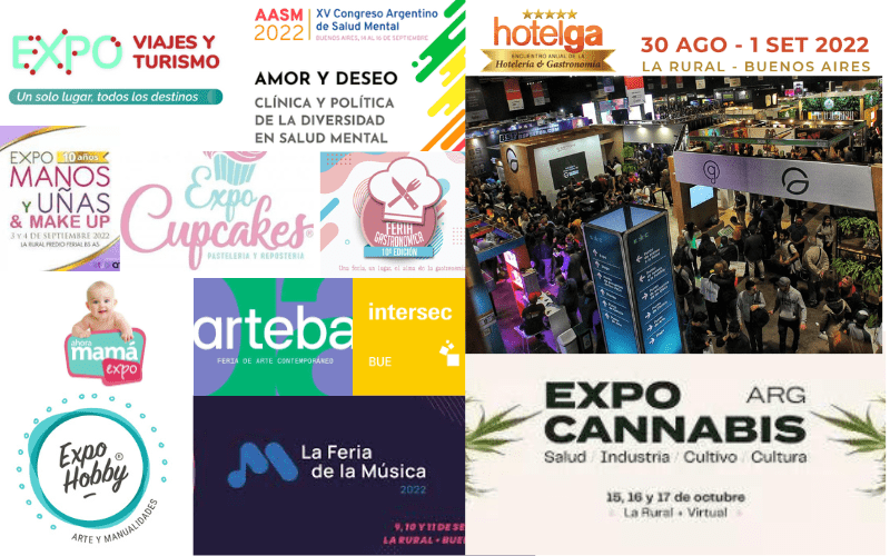 Directorio de Ferias y Exposiciones de Argentina actualizado hasta Septiembre 2023