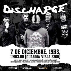 discharge se presentara por primera vez a la Argentina-Uniclub-la guia del ocio