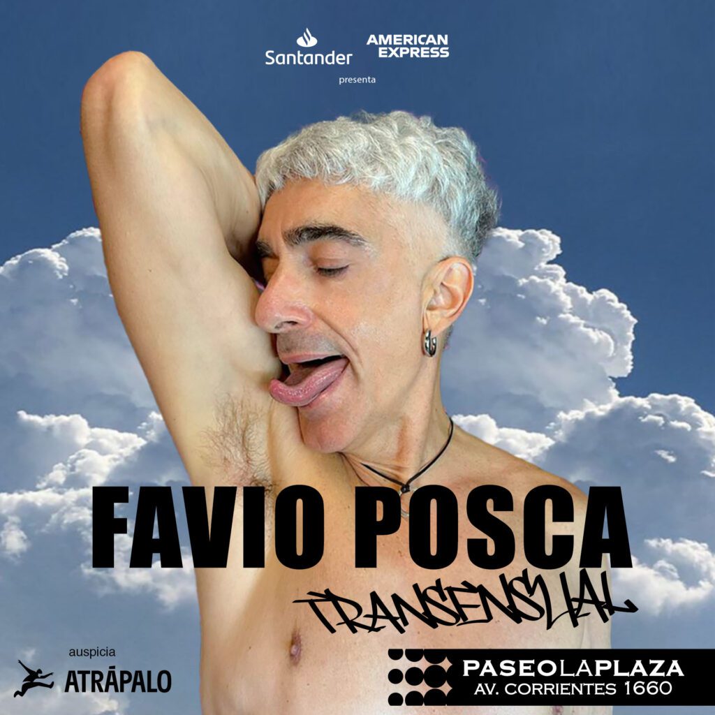 Favio Posca trae «Transensual» a calle Corrientes