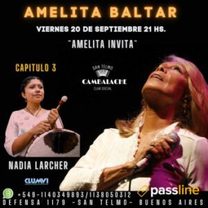 AMELITA BALTAR + NADIA LARCHER