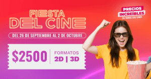 Llega la Fiesta del Cine a las salas de CABA