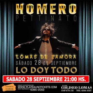 Cartelera de Plateauno en septiembre