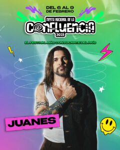 Juanes Confirmado para el Festival Nacional de la Confluencia 2025 en Neuquén