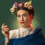 Laura Azcurra en la piel de Frida Kahlo