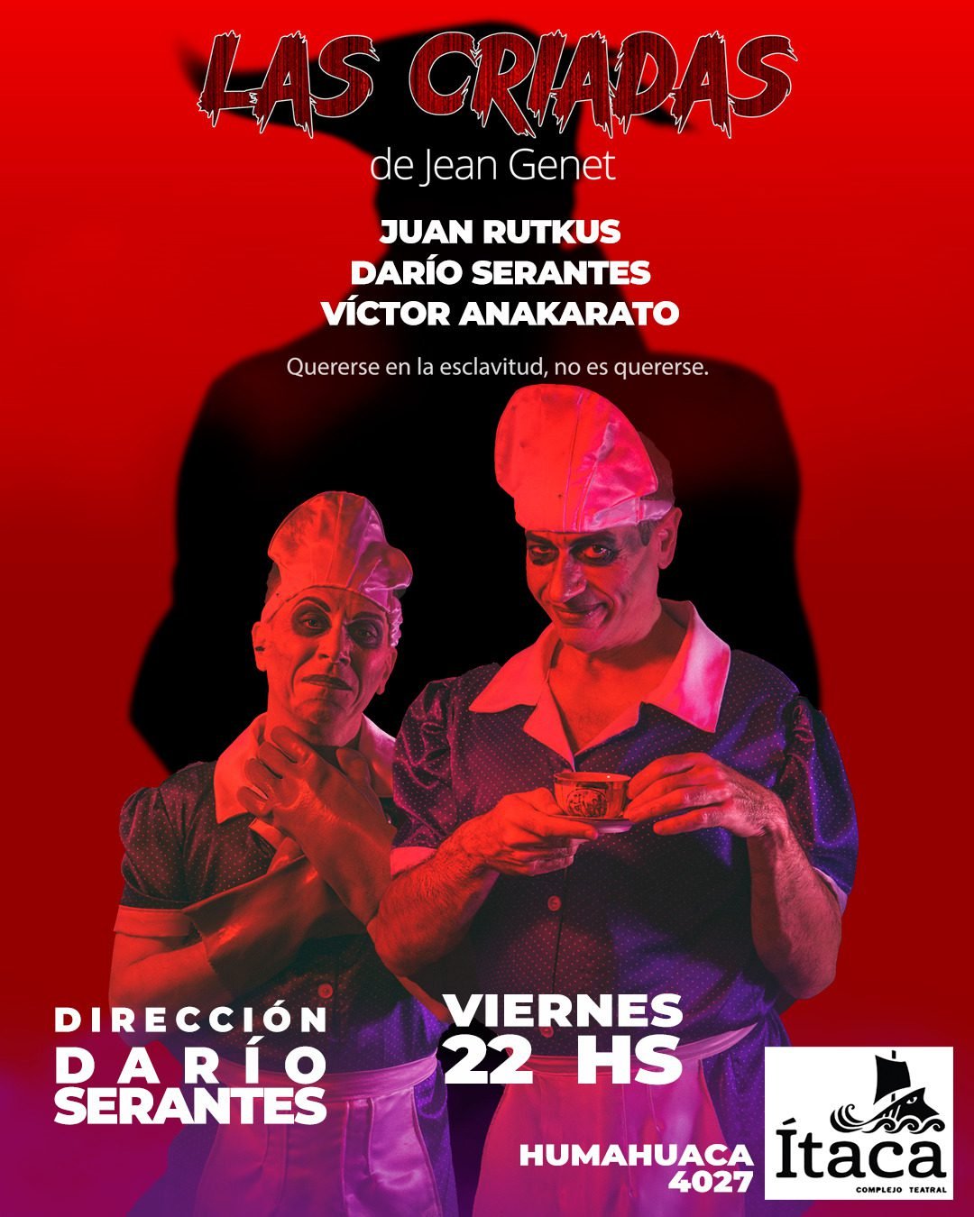 Gran reestreno de “Las Criadas” de Jean Genet