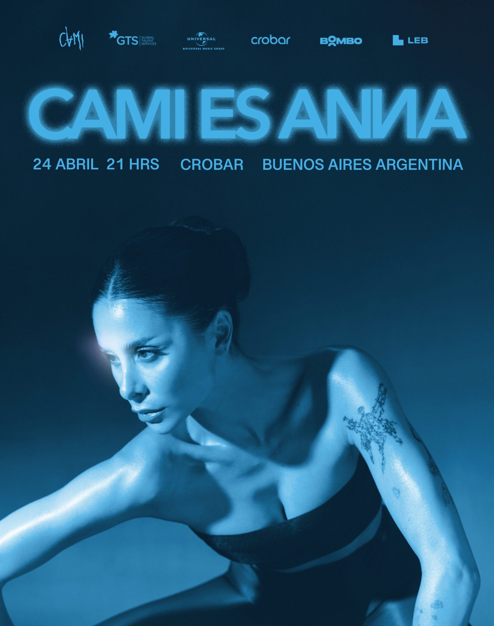 Cami ofrece su lanzamiento(ya en plataformas), antes de su llegada a Buenos Aires