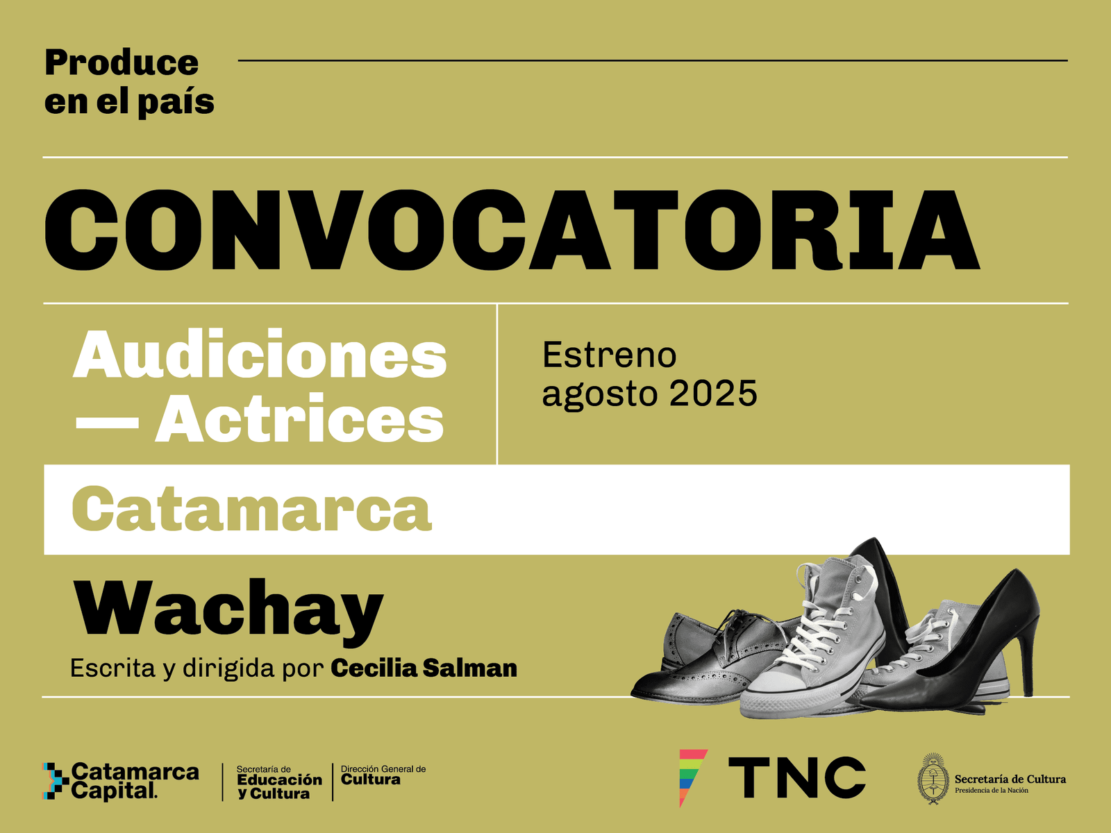 Convocatoria de Audiciones para la Obra ‘Wachay’ en Catamarca