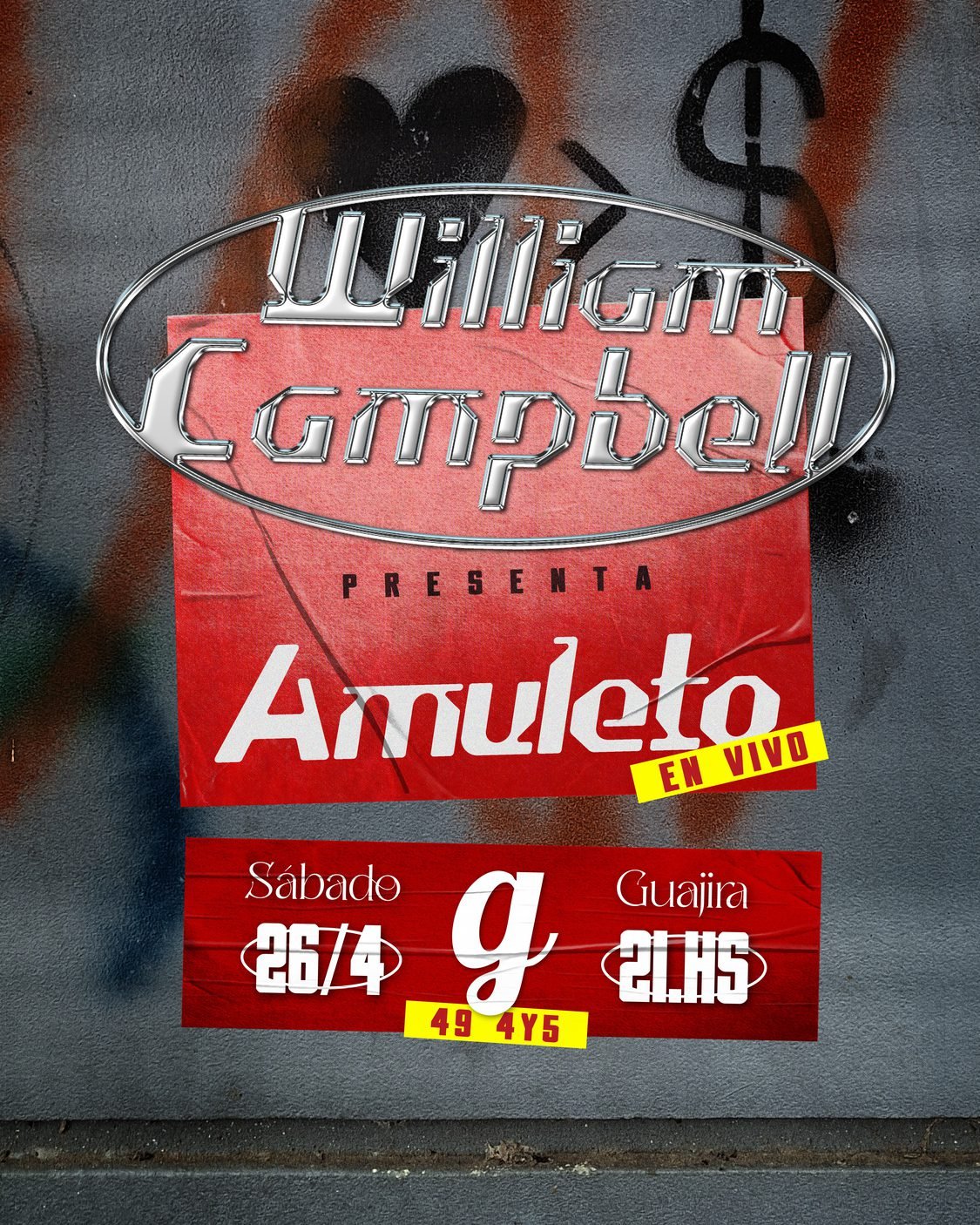 William Campbell Lanza su Segundo Álbum “Amuleto”