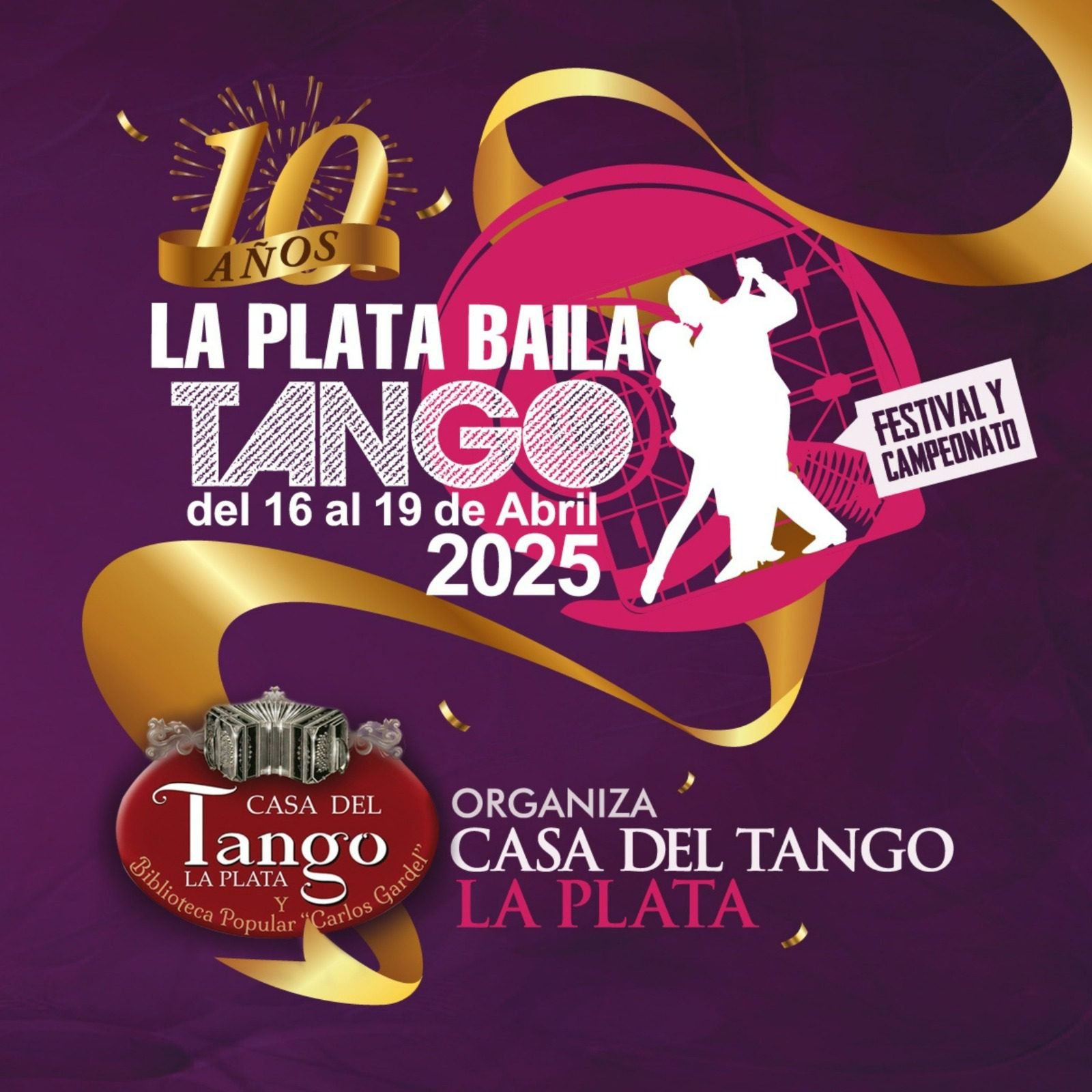 Argentina.Imperdible  despliega la10° edición del festival y campeonato Internacional “La Plata Baila Tango”