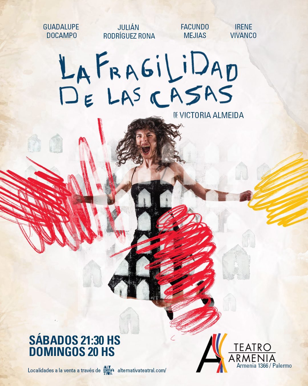 Inauguro la renovada sala del Teatro Armenia en  Palermo
