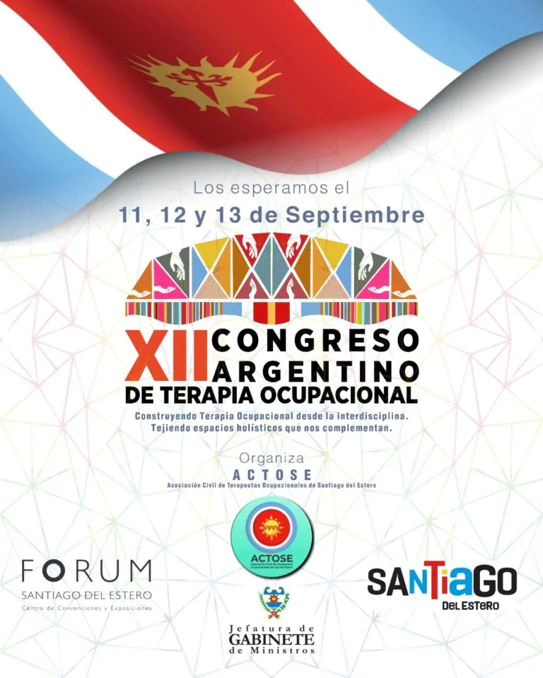 Santiago del Estero. Abierta la acreditacion para ” Construyendo” el XII Congreso Argentino de Terapia Ocupacional