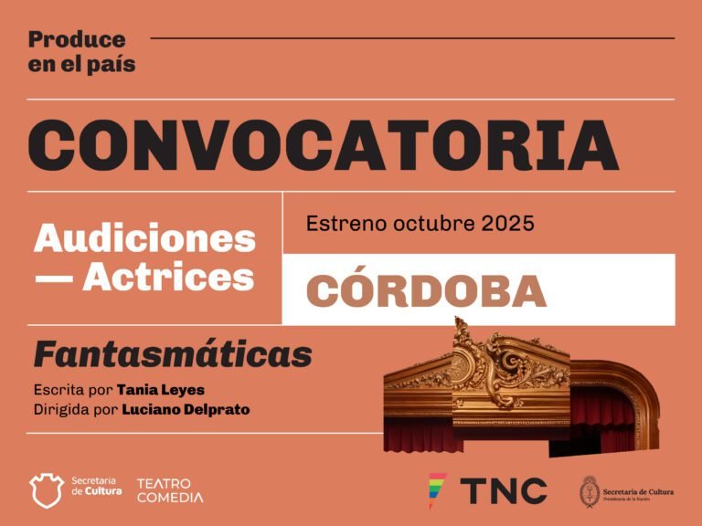 Convocatoria para Audiciones de ‘Fantasmáticas’ en Córdoba