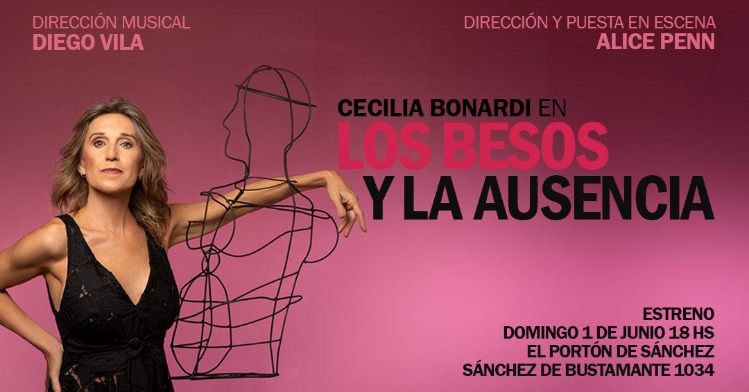 Llega el estreno de “Los besos y la ausencia” de Cecilia Bonard