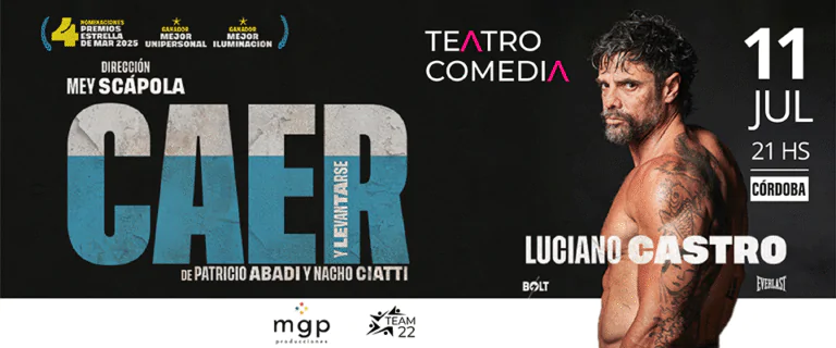 Córdoba. Luciano Castro presenta “Caer y levantarse”