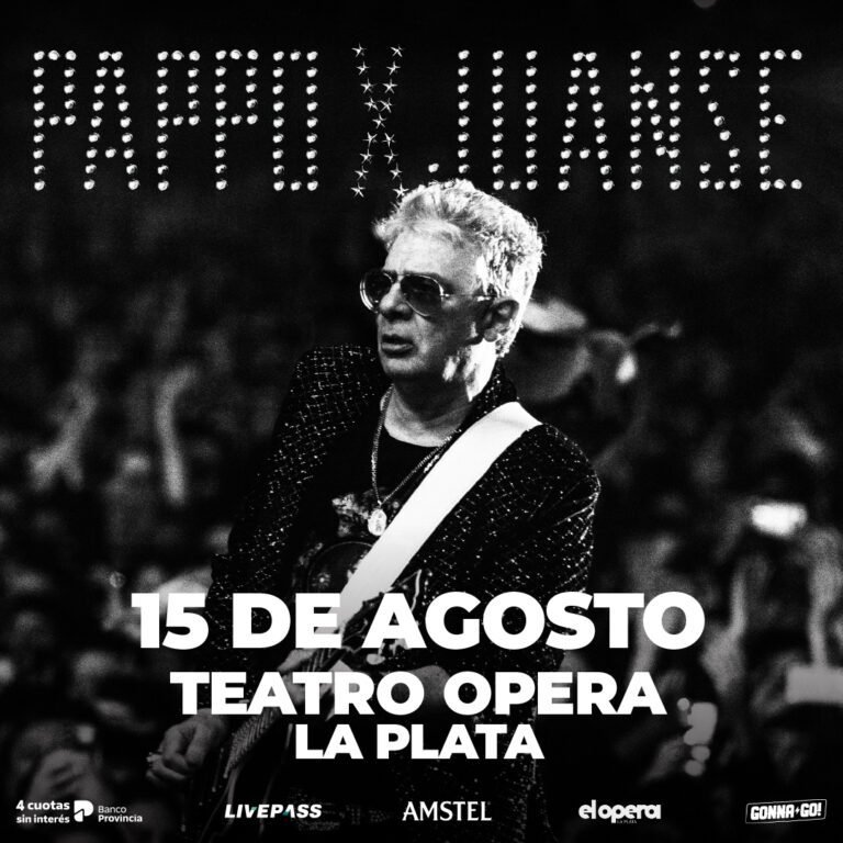 La Plata. Pappo x Juanse en el Teatro Ópera