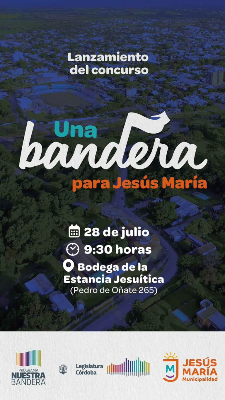 Córdoba. Concurso Público para la creación de la Bandera Oficial de Jesús María