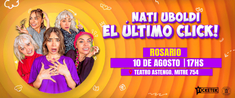 Rosario. Nati Uboldi debuta en teatro con EL ULTIMO CLICK
