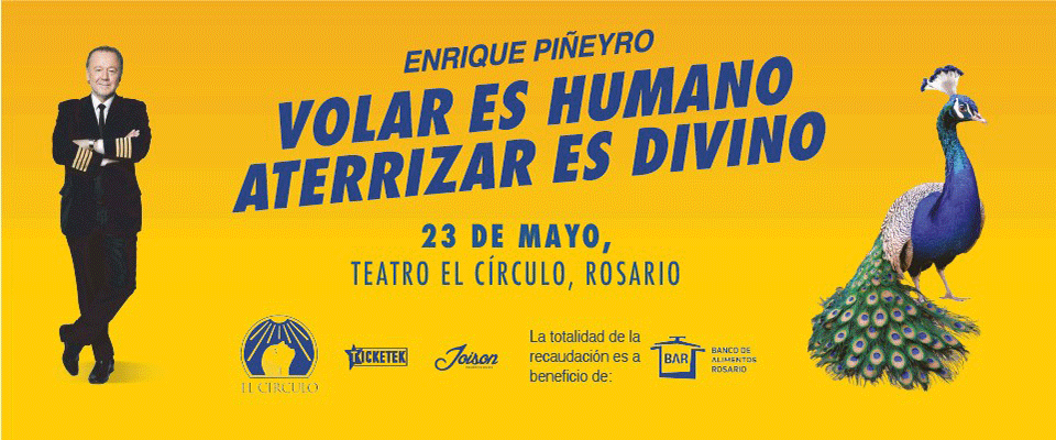 Enrique Piñeyro presenta su show en Rosario en 2026