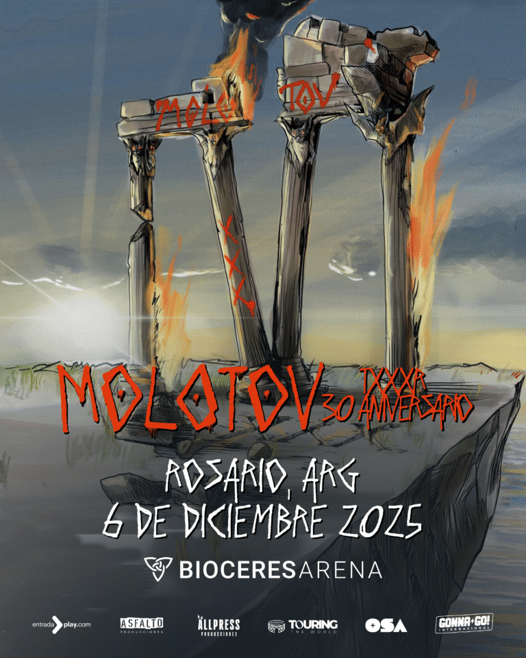 Rosario. Molotov celebra 30 Años de éxitos en Bioceres Arena