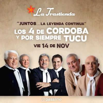 CABA. Los 4 de Córdoba y Por Siempre Tucu: Un Show Emotivo en La Trastienda