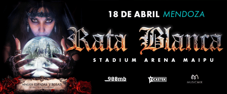 Mendoza. Rata Blanca celebra 35 años de Magos, Espadas y Rosas