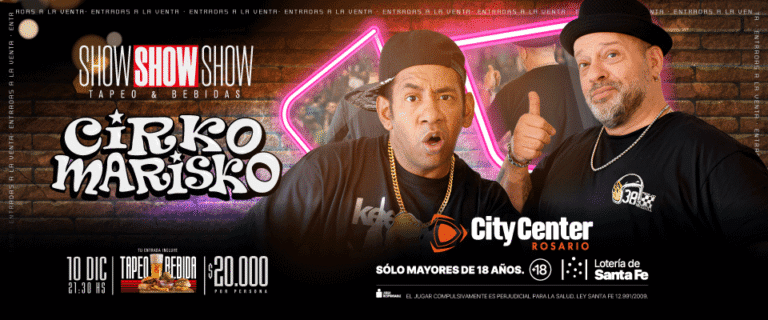 Rosario. Cirko Marisko llega a Jarana: Humor y diversión asegurada