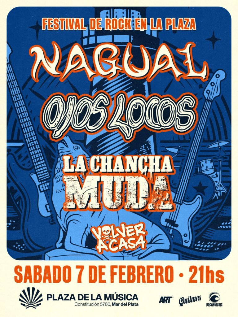 Febrero a puro rock en La Plaza de la Música de Mar del Plata