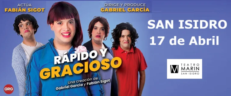 "Rápido y gracioso" en Mar del Plata y Mte.Hermoso