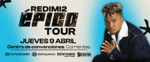 Redimi2 llega a Corrientes con su Épico Tour en 2026