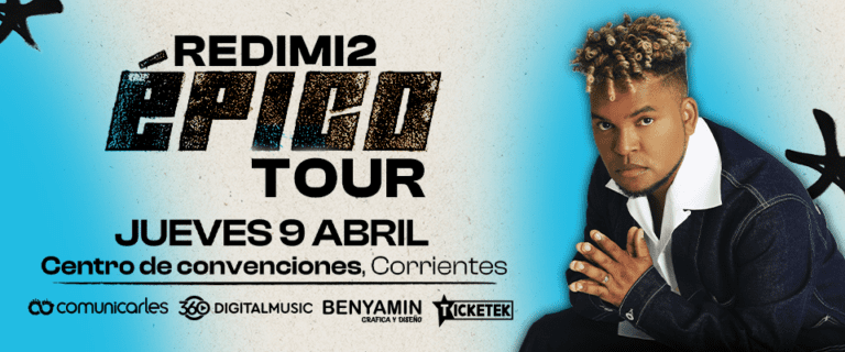 Redimi2 llega a Corrientes con su Épico Tour en 2026