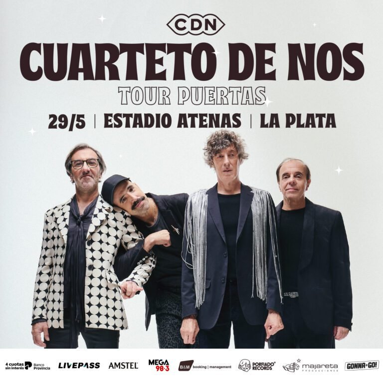 Cuarteto de Nos llega al Estadio Atenas