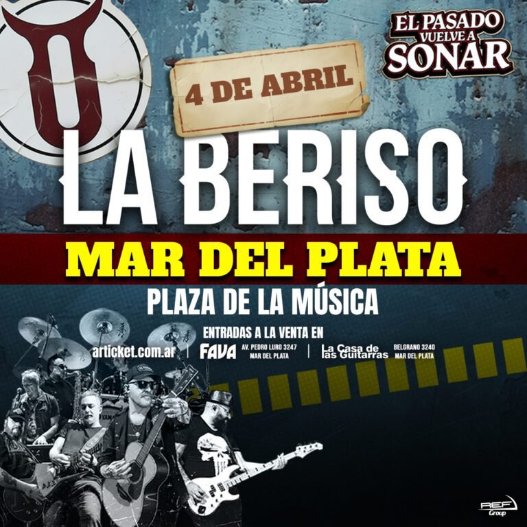 La Beriso revive sus clásicos en el tour 2026