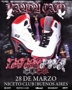 Kaydy Cain llega a Niceto Club con su LATAM Tour 2026