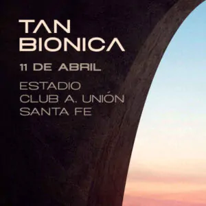 Tan Biónica vuelve con su gira al Estadio 15 de Abril en 2026