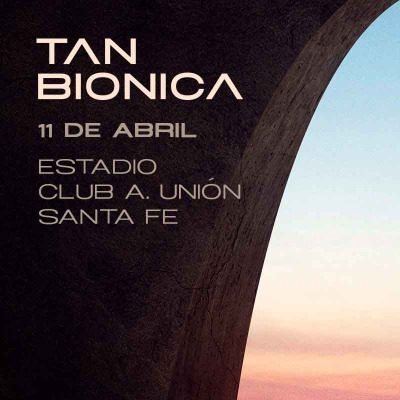 Tan Biónica vuelve con su gira al Estadio 15 de Abril en 2026