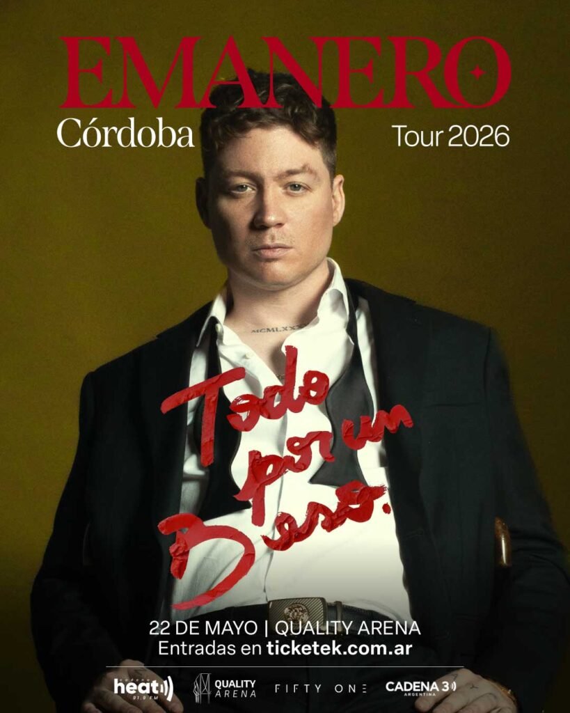 Emanero llega a Quality Arena en 2026 con nueva música