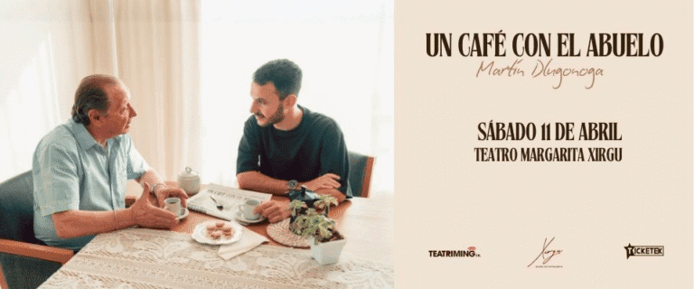 Martín Dlugonoga presenta “Un café con el abuelo”