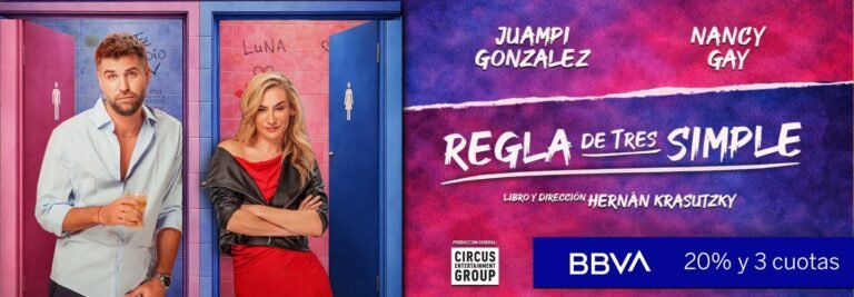 “Regla de Tres Simple” llega al Teatro Premiere en 2026