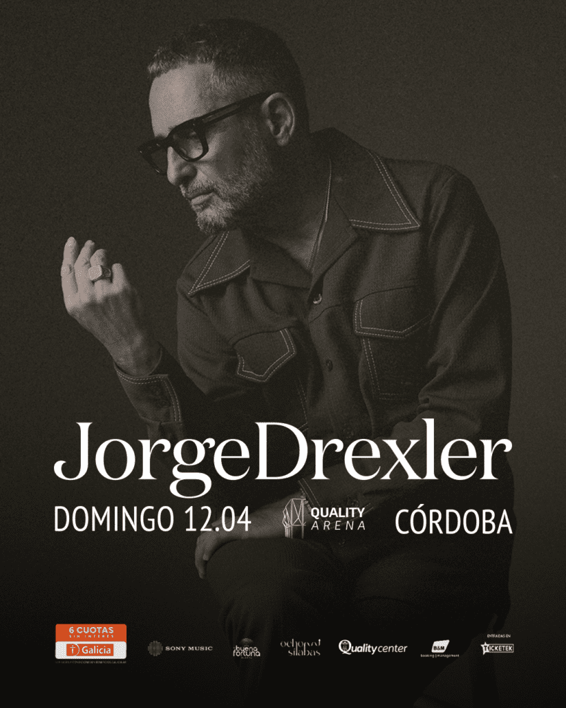 Drexler vuelve a los escenarios argentinos en 2026