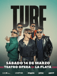Turf se presenta en La Plata en 2026