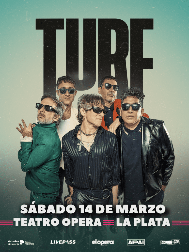 Turf se presenta en La Plata en 2026