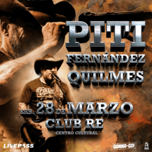 Piti Fernández llega a Club Re en 2026: Tickets Online