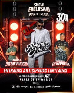 Alejandro Veliz llega a Mar del Plata en 2026. Entradas online