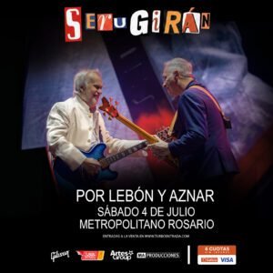David Lebón y Pedro Aznar celebran a Serú Girán en 2026