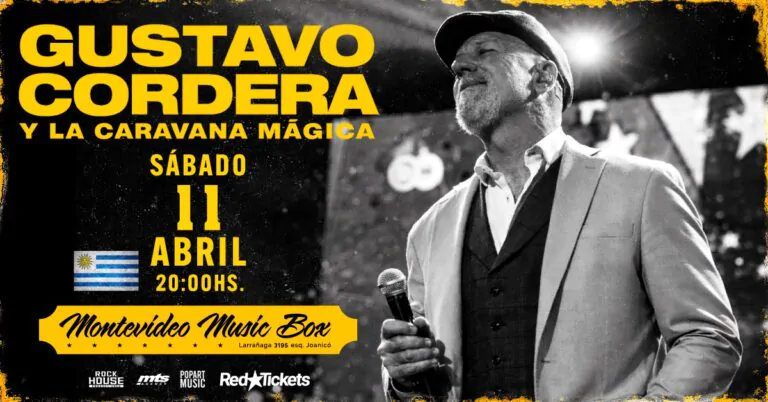 Gustavo Cordera en Montevideo abril de 2026