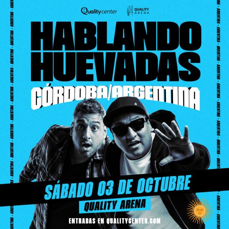 Hablando Huevadas debuta en Córdoba 2026