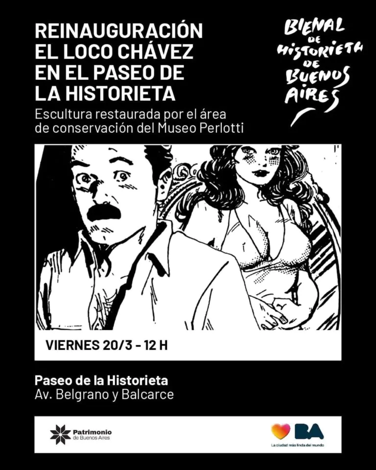 Reinauguran la escultura de El Loco Chávez en 2026