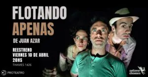 “Flotando apenas” de Juan Azar llega al teatro en 2026