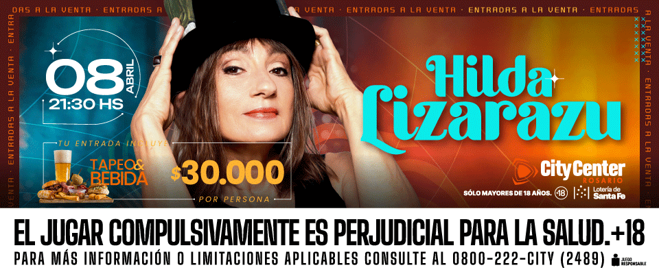 Hilda Lizarazu en Rosario en 2026. Entradas online